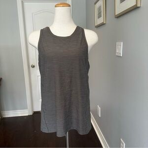 Athleta Gray Sleeveless Tank Top